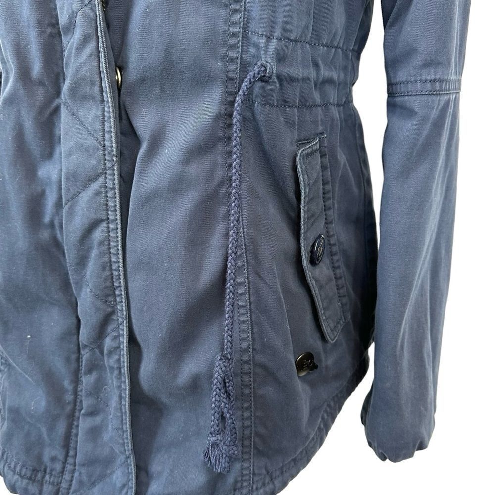 Adidas Neo Label Blue Embroidered‎ Winter Parka, Small - Picture 5 of 15